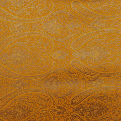 Mustard Color SATIN Brocade Fabric