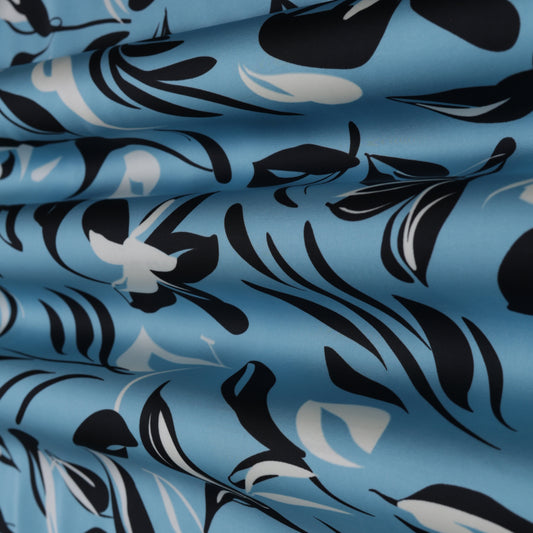 Multi-Color Armani Satin Print Fabric