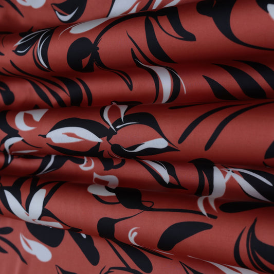 Multi-Color Armani Satin Print Fabric