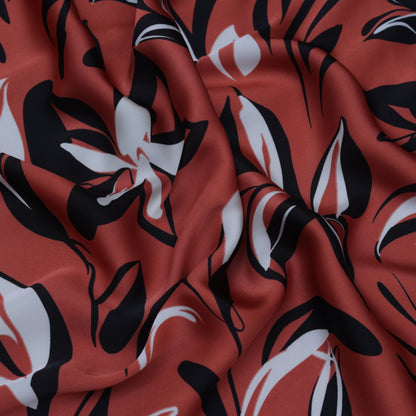 Multi-Color Armani Satin Print Fabric