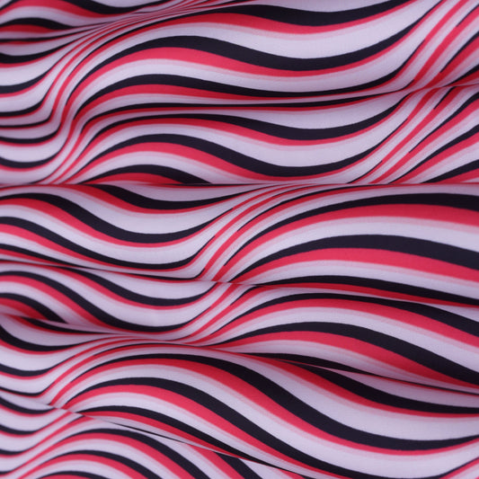 Multi-Color Armani Satin Print Fabric