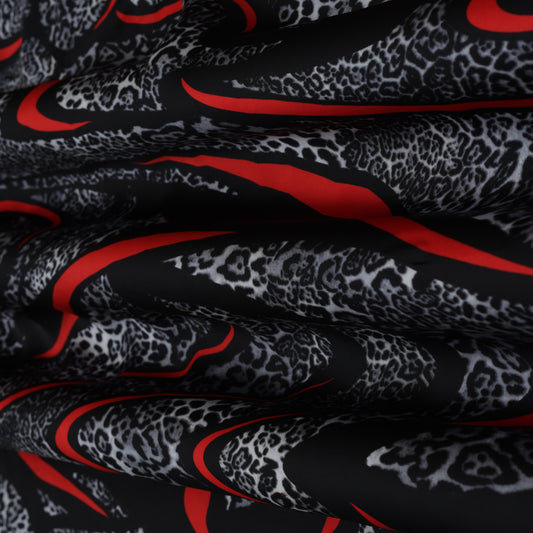 Multi-Color Armani Satin Print Fabric