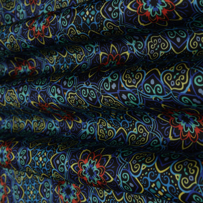 Multi-Color Armani Satin Print Fabric