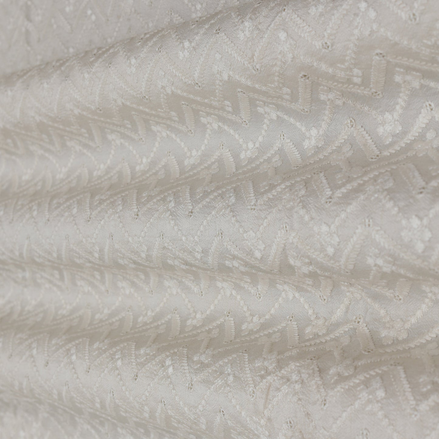 Cream Color Fabric Nokia Silk Embroidery Fabric