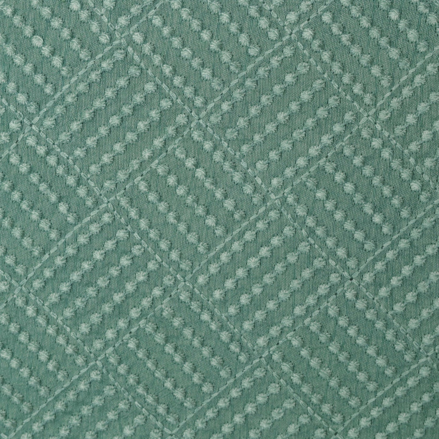 Green Color Fabric Nokia Silk Embroidery Fabric