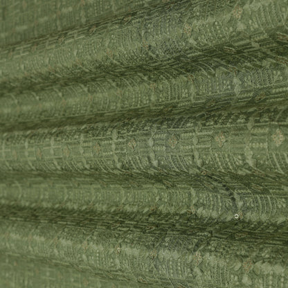 Mehndi Green Color Fabric Nokia Silk Embroidery Fabric