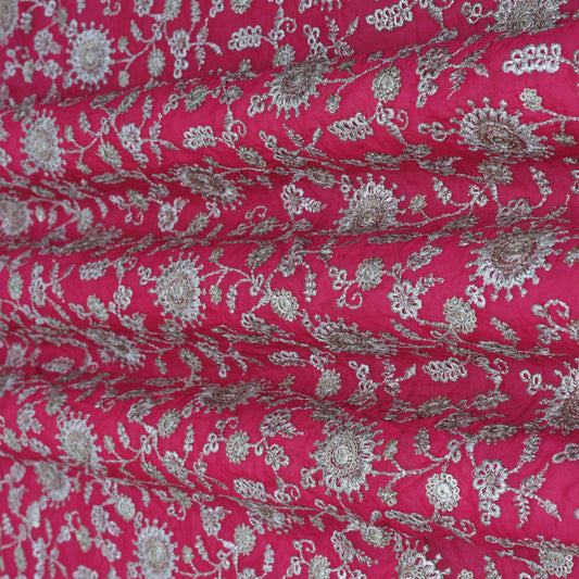 Rani Color Chinon Embroidery Fabric