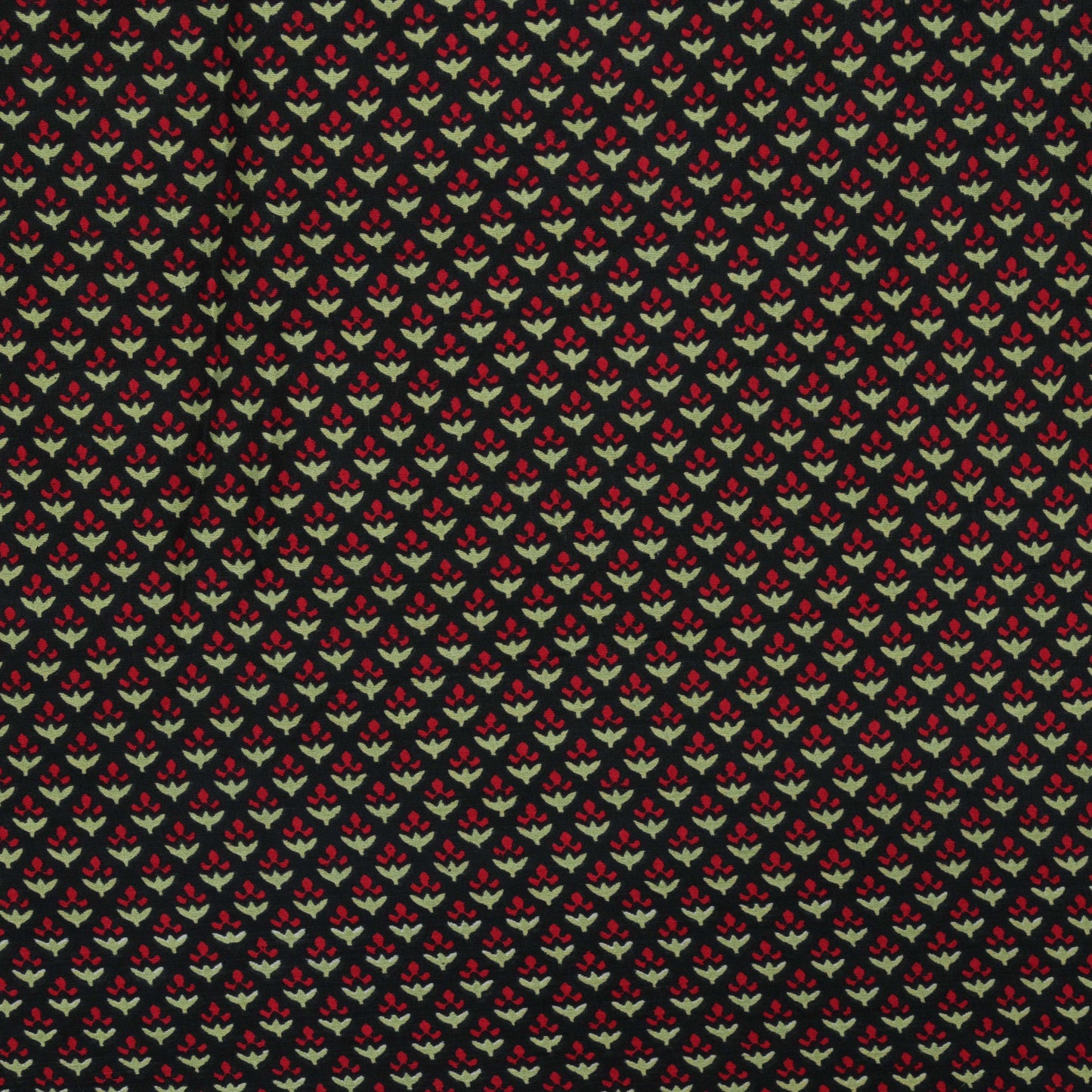 Slub Chanderi Print Fabric