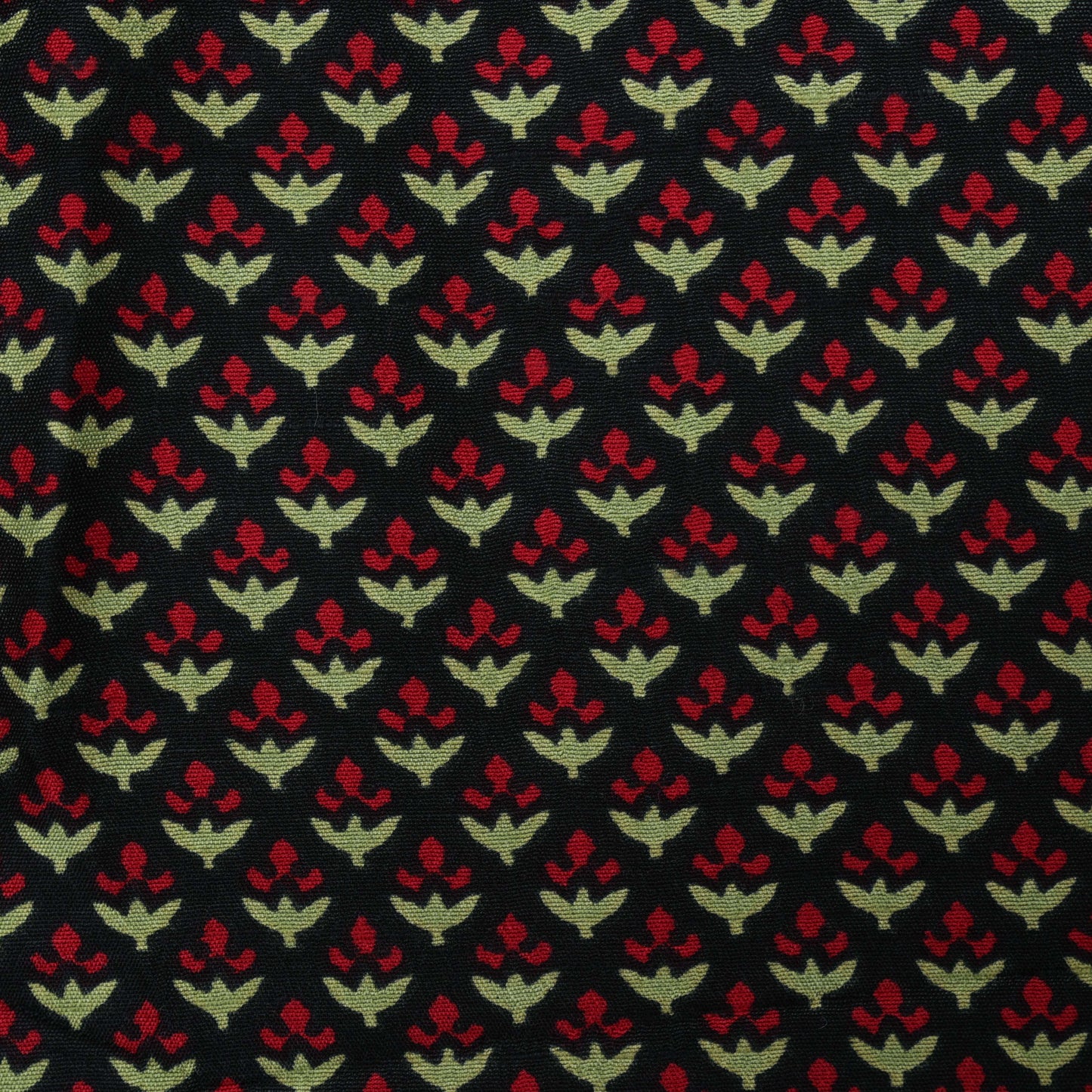 Slub Chanderi Print Fabric