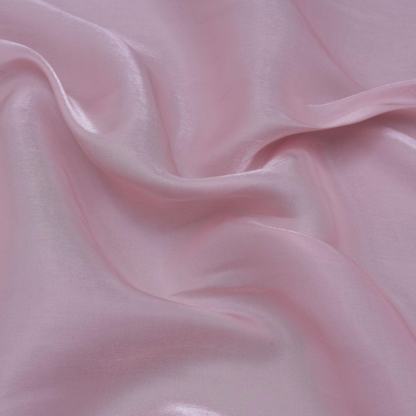 Pink Color Satin Shimmer Fabric