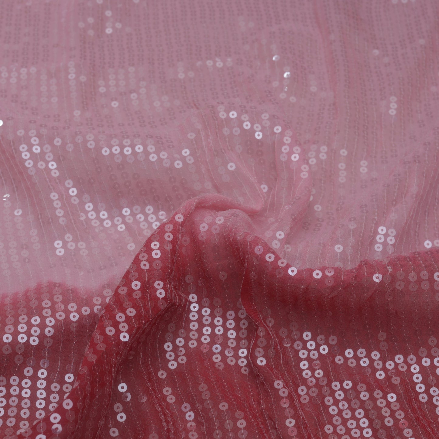 Shaded Color Georgette Pani Sequins 54' Fabric