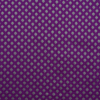 PURPLE Color Paudi Booti Fabric