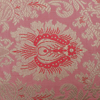 PINK Color Fabric SATIN BROCADE