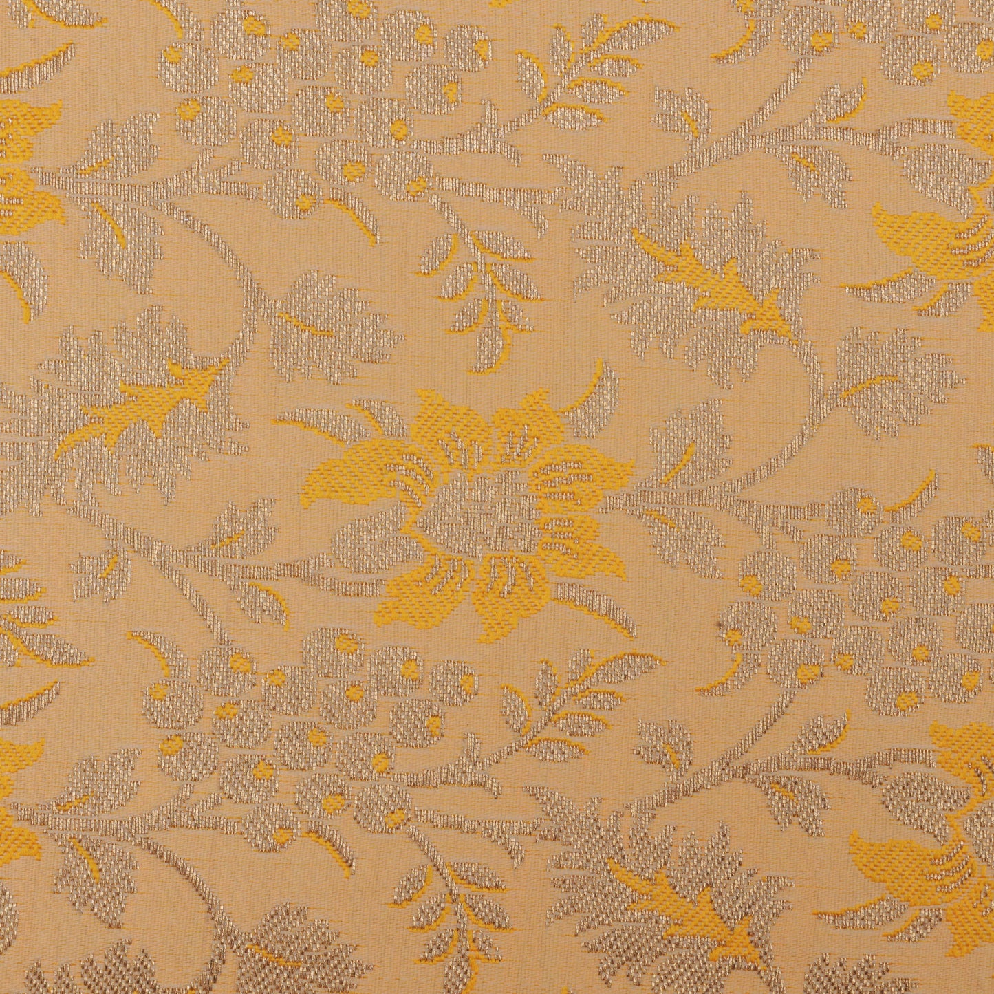 PEACH Color Fabric SATIN BROCADE