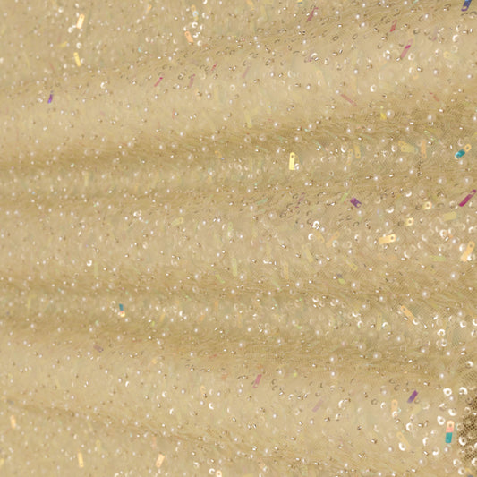 Net Sequins Fabric