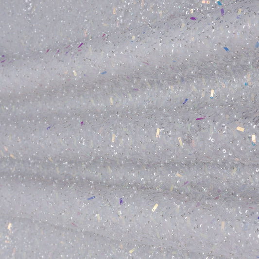 Net Sequins Fabric