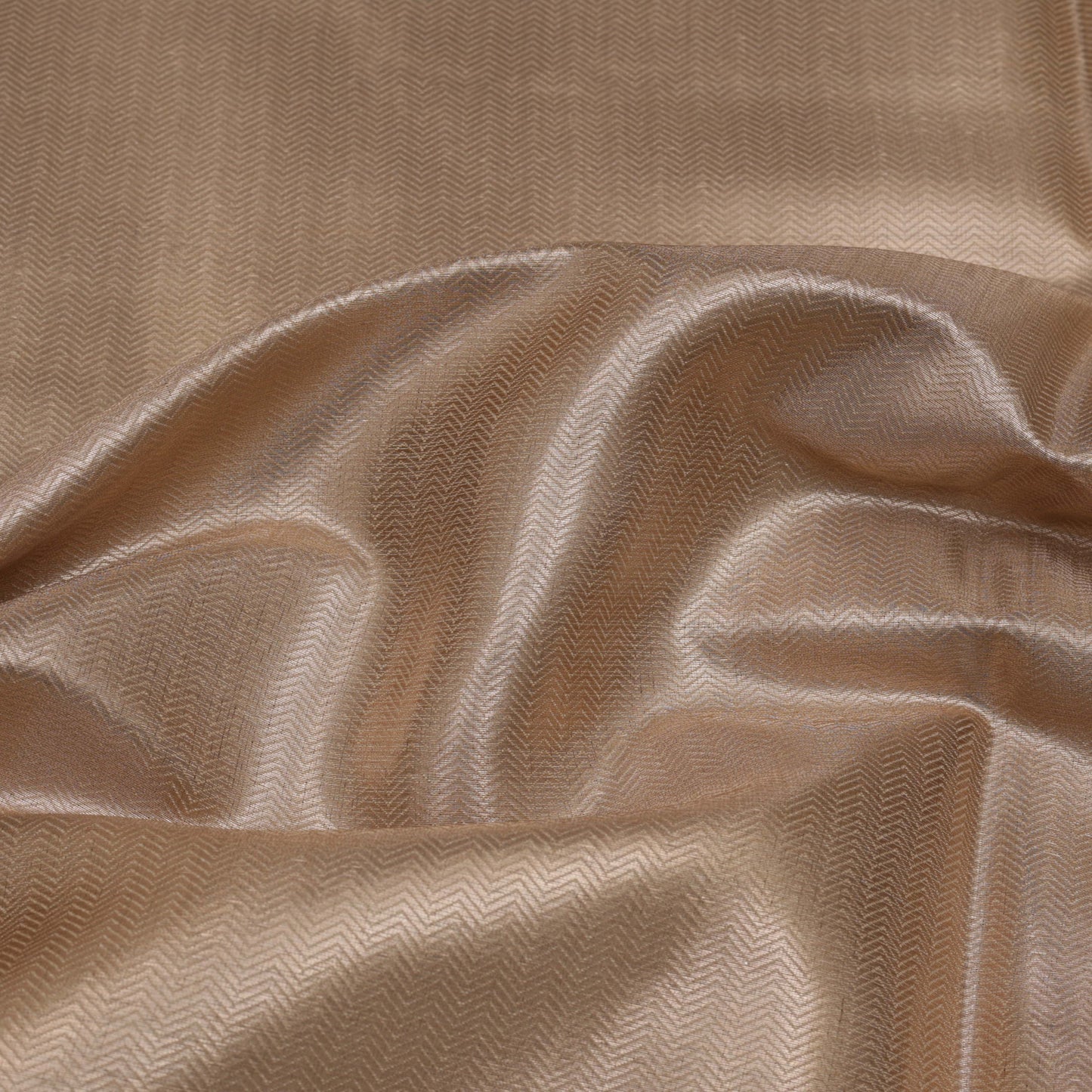 Solid Color Fabric Zari Brocade