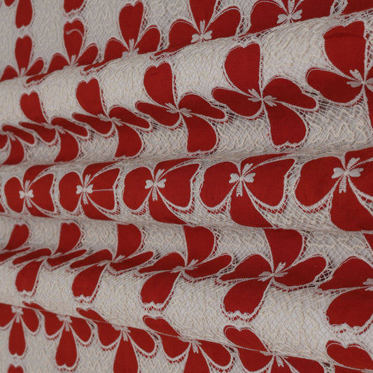 Crepe Embroidery Fabric