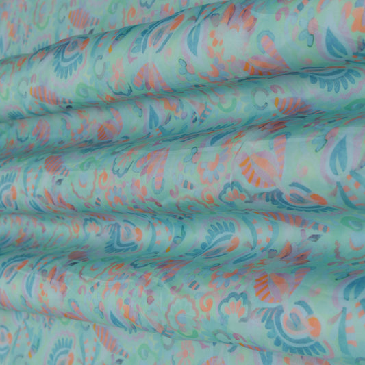 Armani Satin Print Fabric