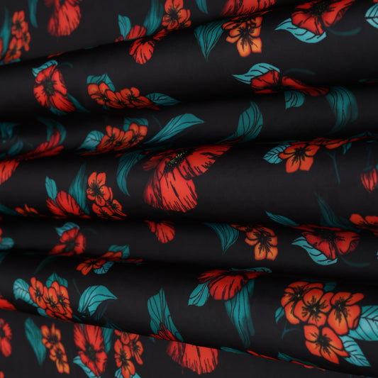 Armani Satin Print Fabric