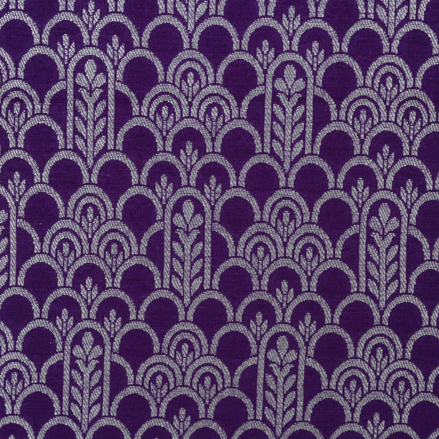 PURPLE Color Munga Brocade Fabric