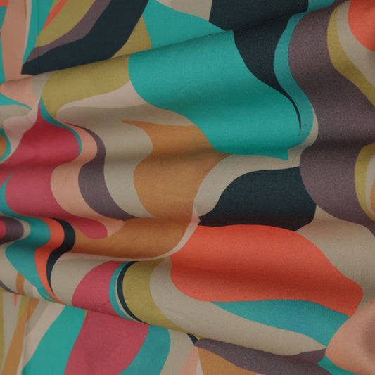 Multi-Color Pashmina Print Fabric