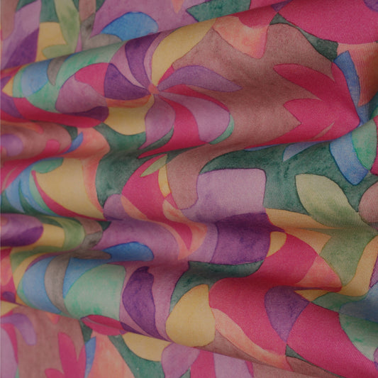 Multi-Color Pashmina Print Fabric