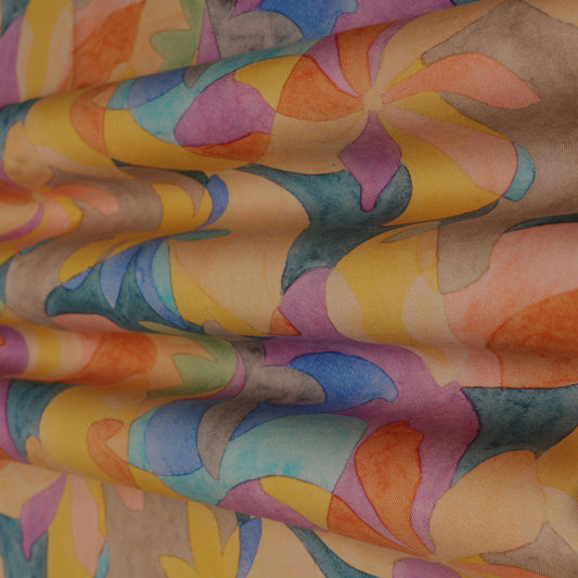 Multi-Color Pashmina Print Fabric