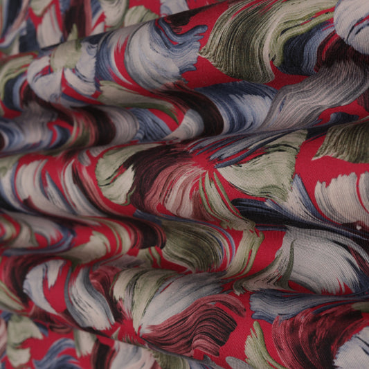 Multi-Color Pashmina Print Fabric