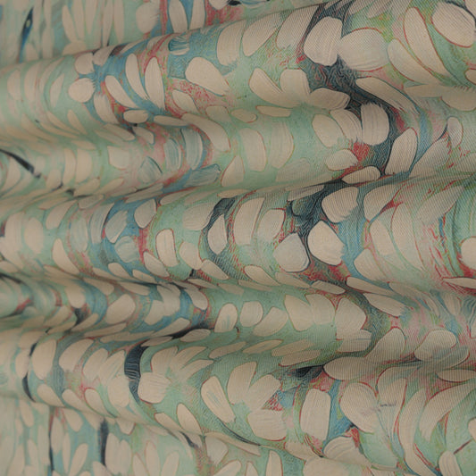 Multi-Color Special pashmina print Fabric