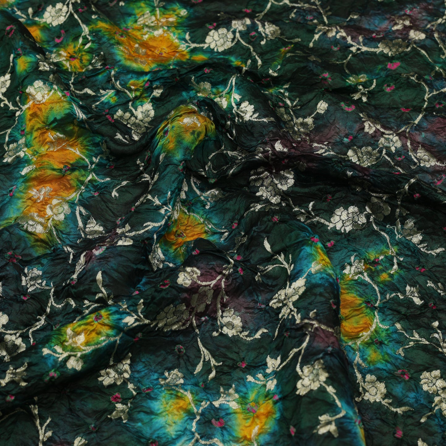 Bandhani Brocade Fabric