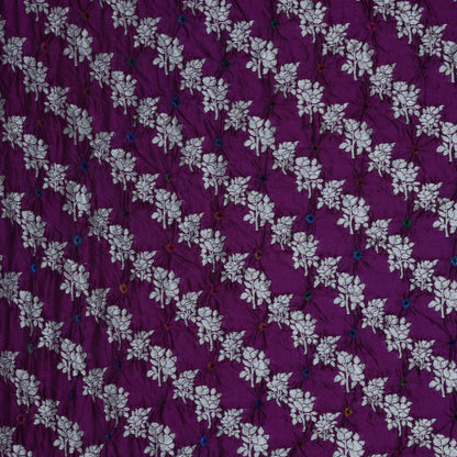 Multi-Color BANDHANI BROCADE Fabric