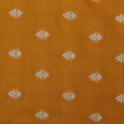 Yellow Color Chinia Silk Brocade Fabric