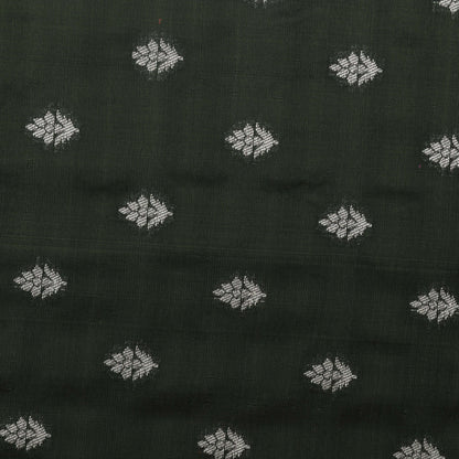 Green Color Chinia Silk Brocade Fabric