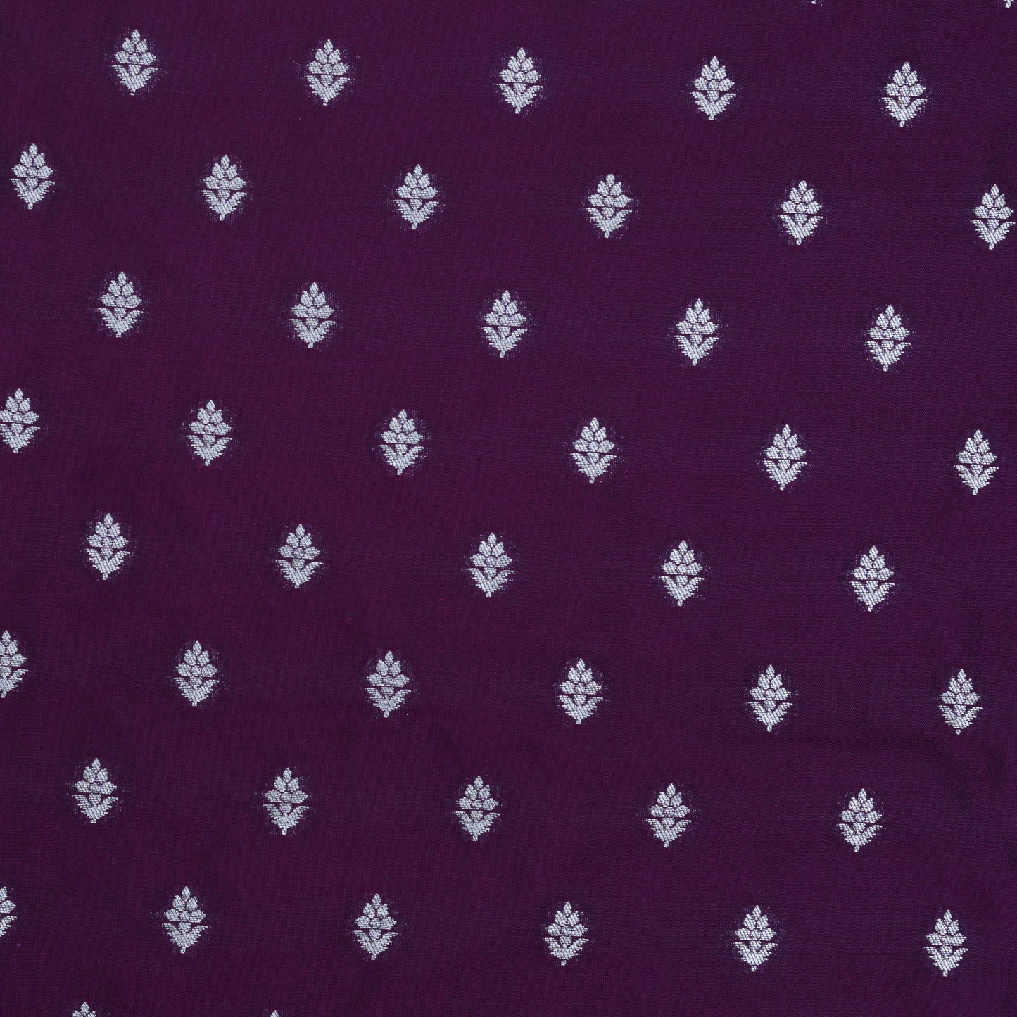 Purple Color Chinia Silk Brocade Fabric