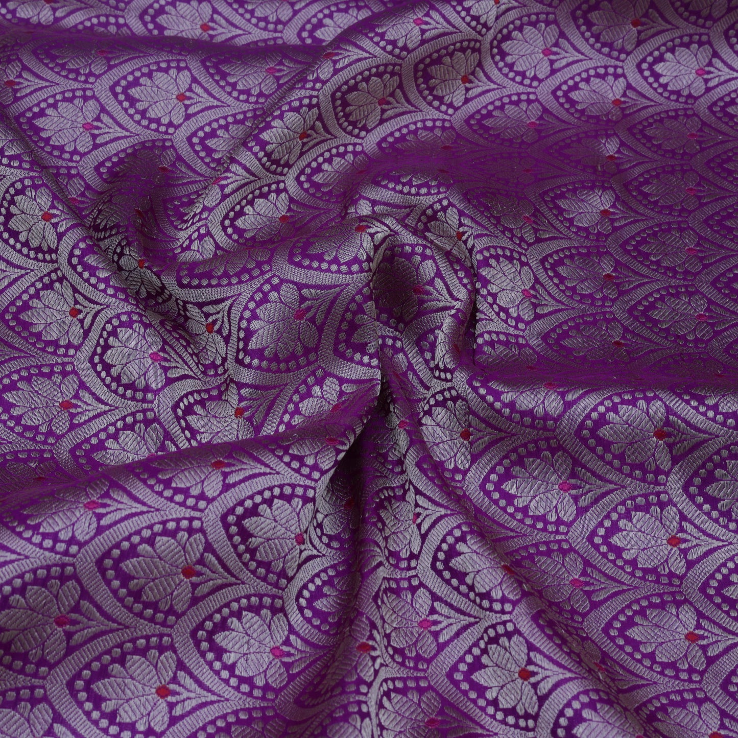 Purple Color Brocade Fabric