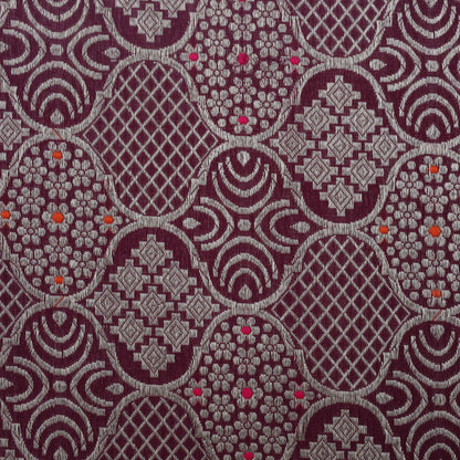 Purple Color Brocade Fabric