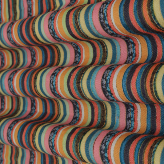 Multi-Color Pashmina Print Fabric