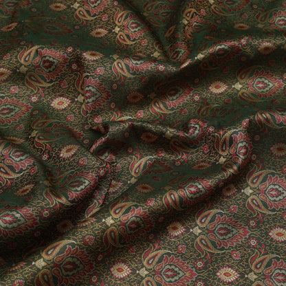 Green Color Tanchui Brocade Fabric