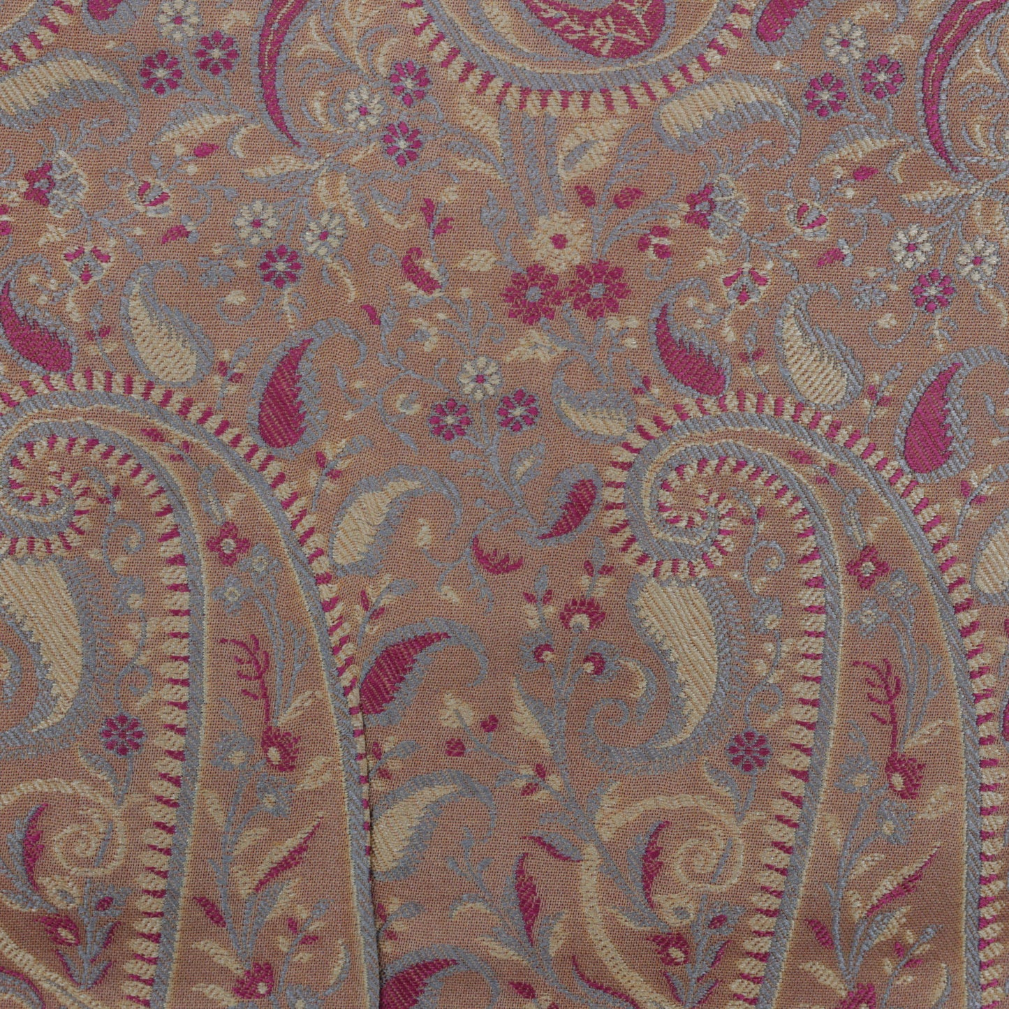 Peach Color Tanchui Brocade Fabric