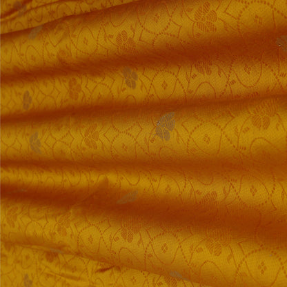 Mustard Color Brocade Fabric