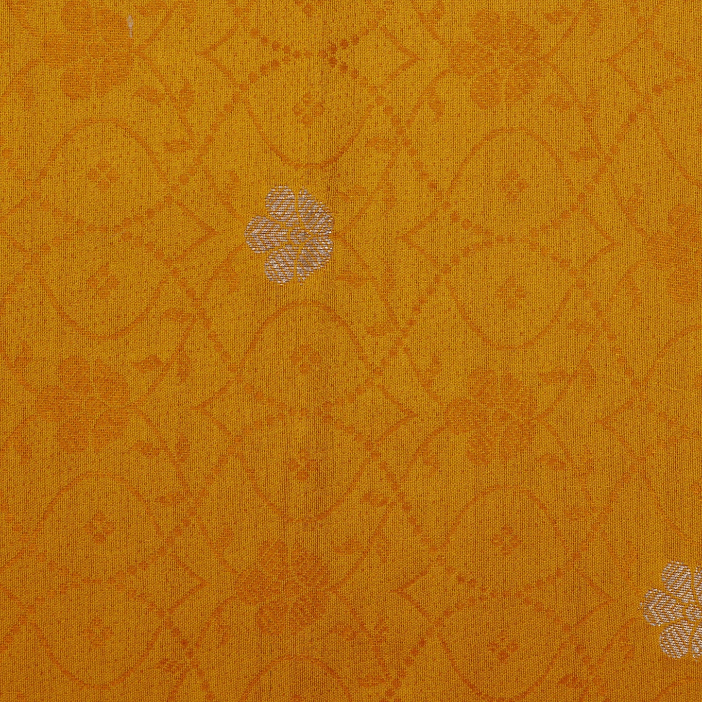 Mustard Color Brocade Fabric