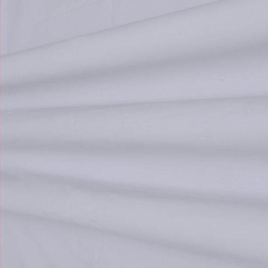White Color Cotton Lycra Fabric