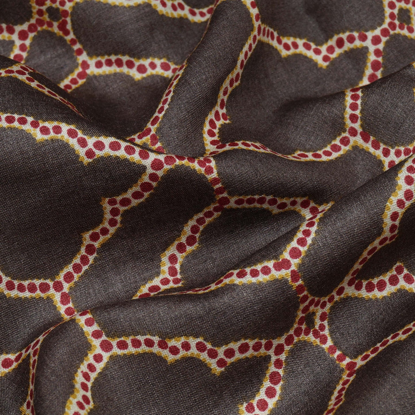 Mouse Color Munga Silk Print Fabric