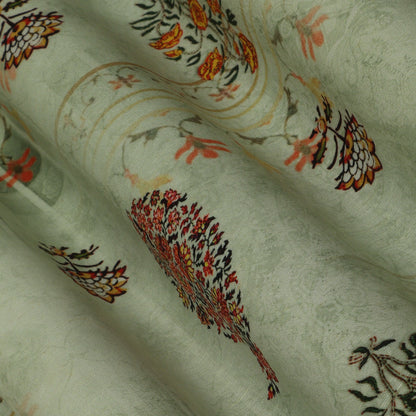 Colored Cotton Linen Print Fabric