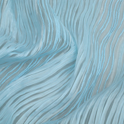 Colored Organza Embroidery Fabric