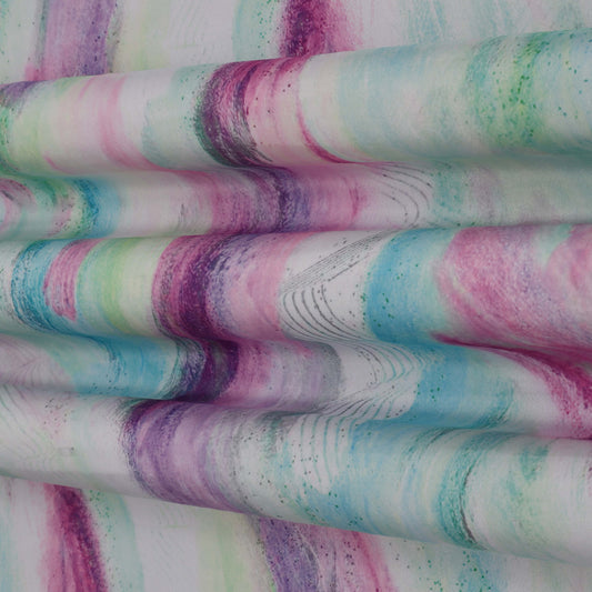 Multi-Color Crepe Print Fabric