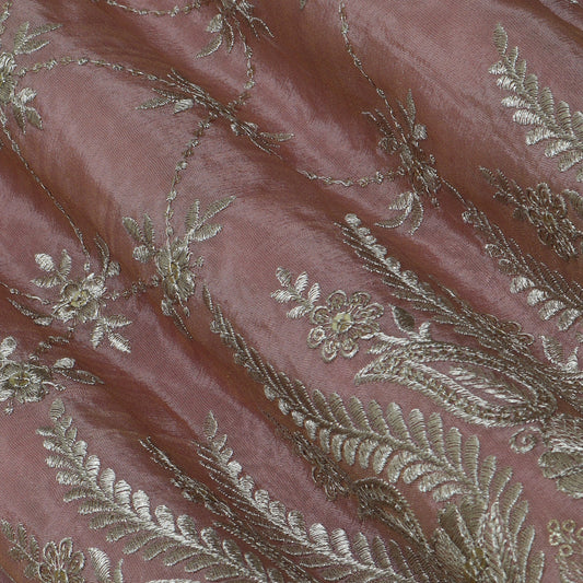 ONION Color Tissue border embroidery Fabric