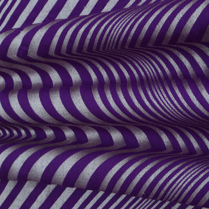 PURPLE Color Munga Brocade Fabric