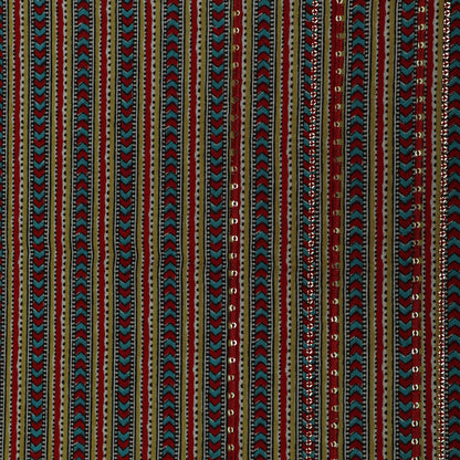 Multi-Color Cotton Print Sequence Fabric